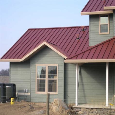 barn red cedar house charcoal metal roof|red metal roof colors.